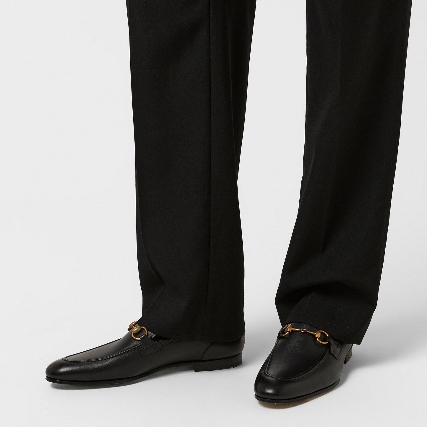 Gucci Men's Horsebit Leather Jordaan Loafers