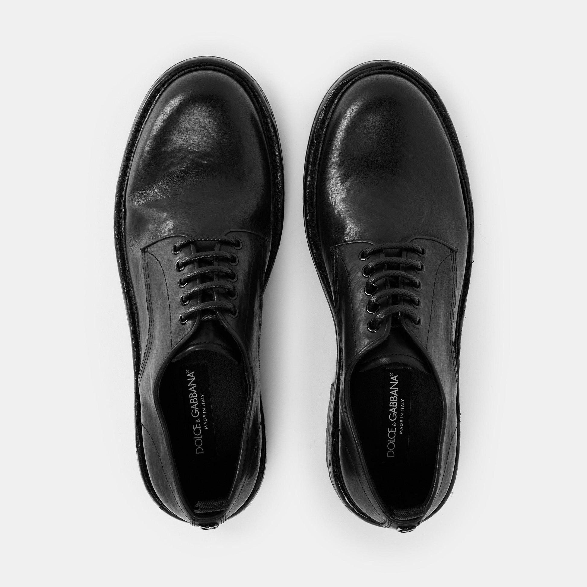 Dolce and Gabbana Men's Lace-Up Derby Shoes