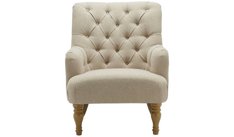 Birlea Padstow Fabric Accent Chair - Wheat