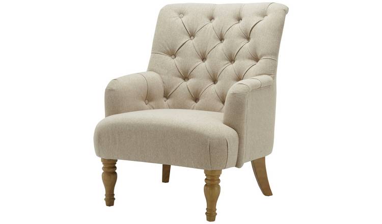 Birlea Padstow Fabric Accent Chair - Wheat