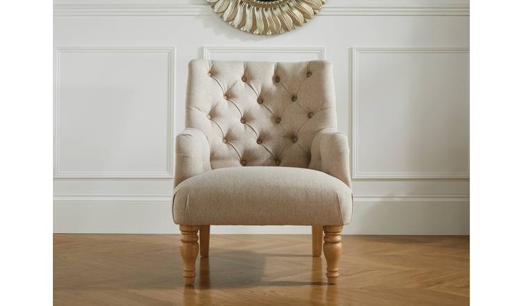 Birlea Padstow Fabric Accent Chair - Wheat