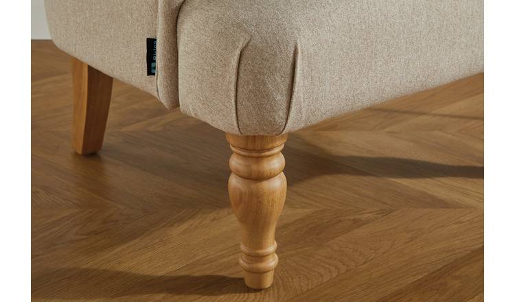 Birlea Padstow Fabric Accent Chair - Wheat