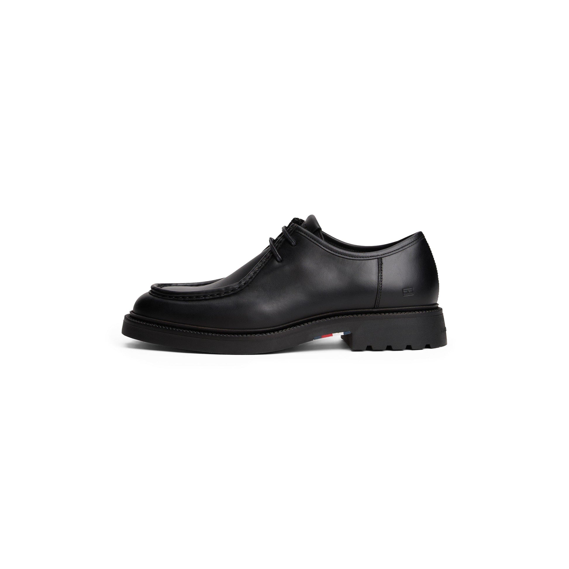Tommy Hilfiger Men's Leather Moc Toe Formal Shoes