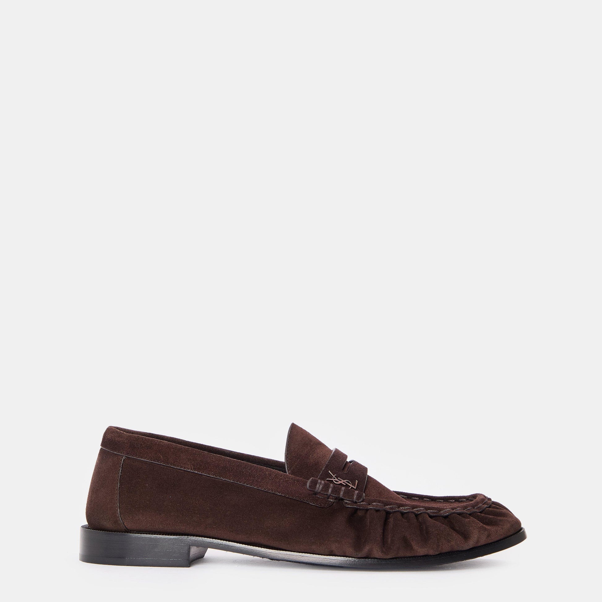 Saint Laurent Mens Le Supple Penny Loafers