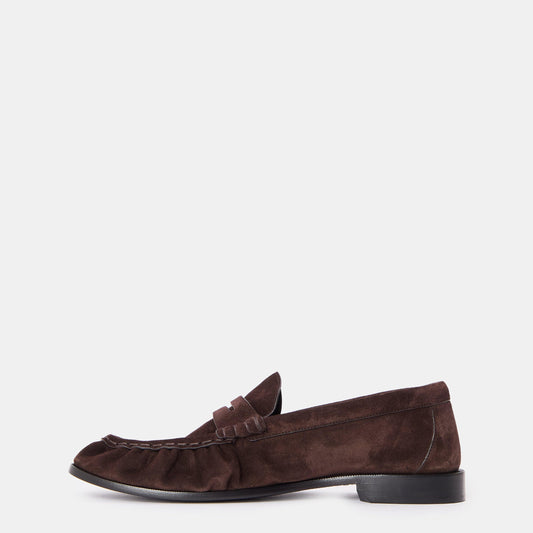 Saint Laurent Mens Le Supple Penny Loafers