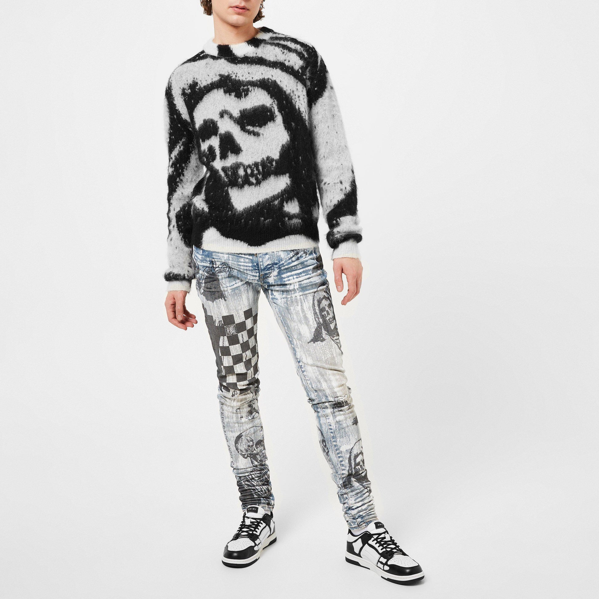 Amiri Skeleton Top Low Trainers