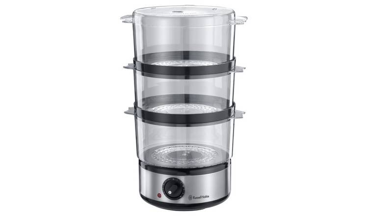 Russell Hobbs 3 Tier Plastic Food Steamer 14453