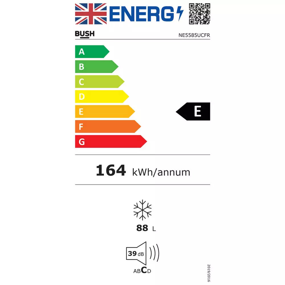 Bush NE5585UCFR Under Counter Freezer - White
