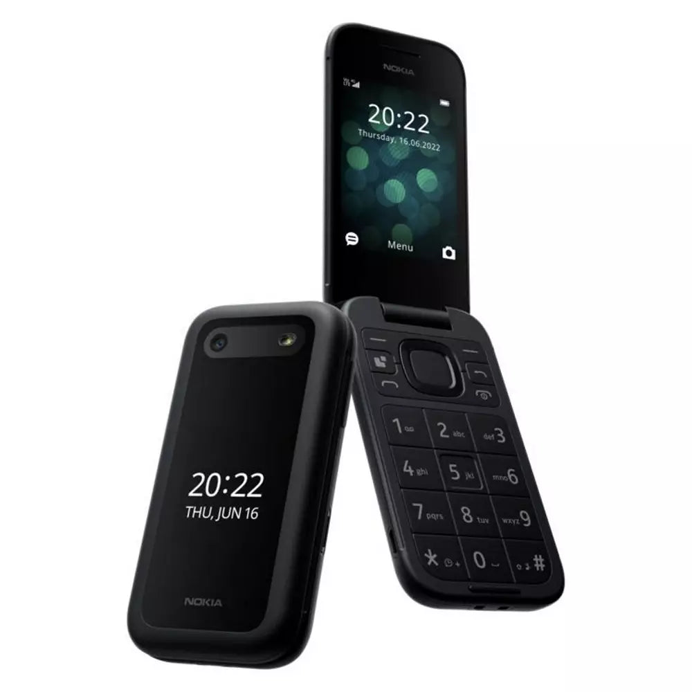SIM Free Nokia 2660 Flip Mobile Phone - Black