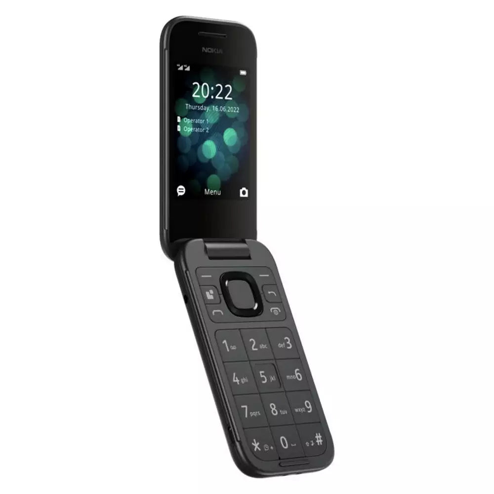 SIM Free Nokia 2660 Flip Mobile Phone - Black
