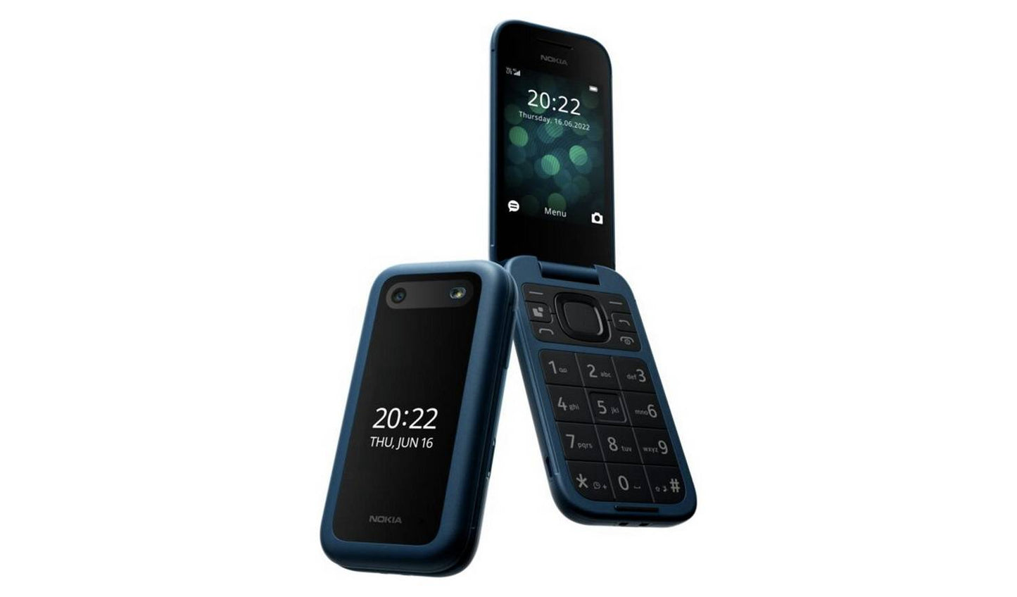 SIM Free Nokia 2660 Flip Mobile Phone - Blue