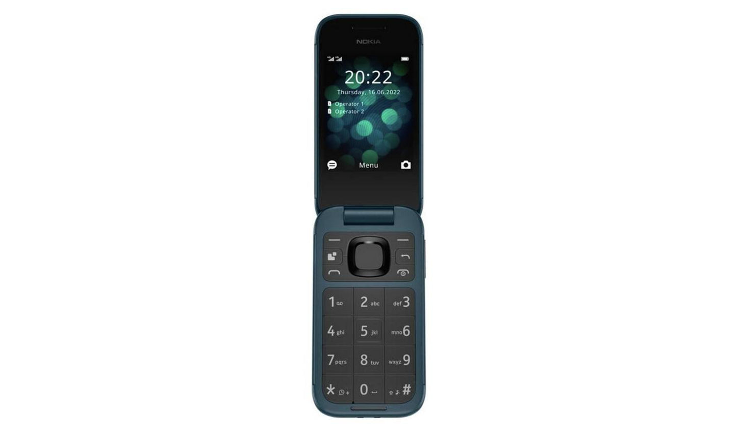 SIM Free Nokia 2660 Flip Mobile Phone - Blue