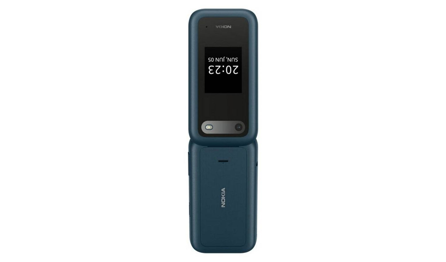 SIM Free Nokia 2660 Flip Mobile Phone - Blue