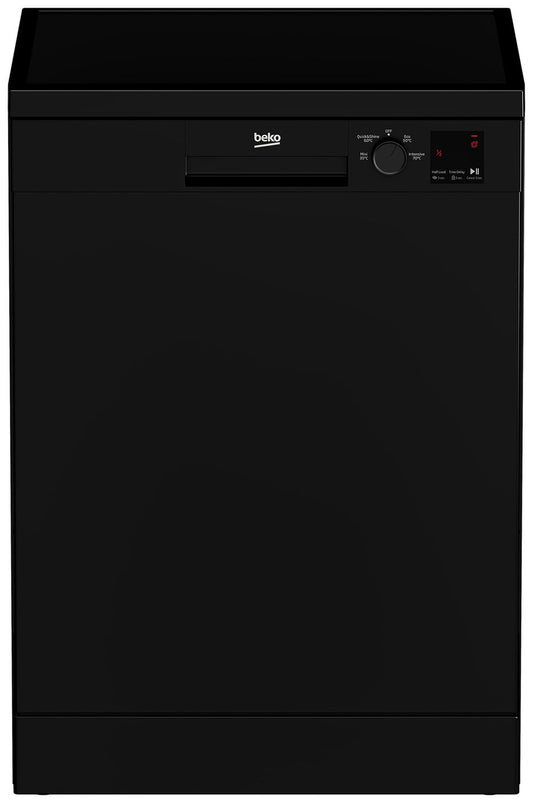 Beko DVN04320B Full Size Dishwasher - Black