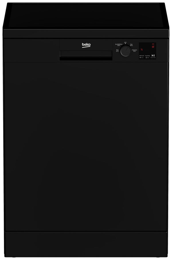 Beko DVN04320B Full Size Dishwasher - Black