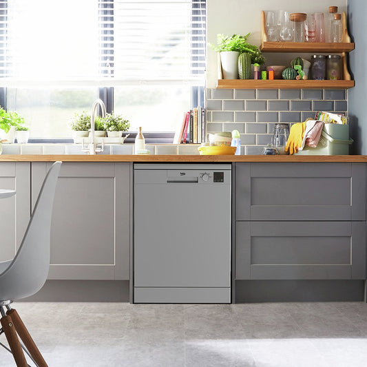 Beko DVN04X20S Full Size Dishwasher - Silver