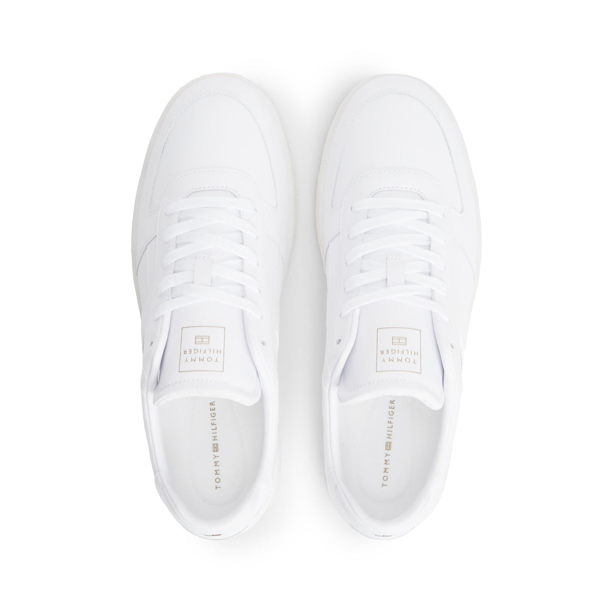 Tommy Hilfiger Men's Tribeca Leather Low-Top Trainers