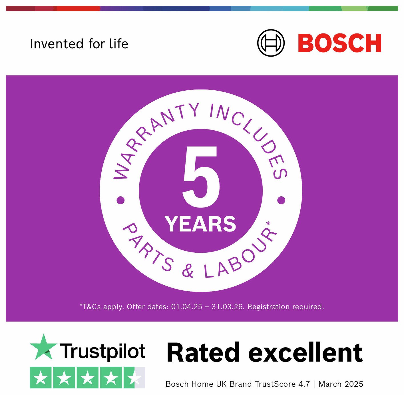 Bosch KGN34NLEAG Fridge Freezer - Stainless Steel