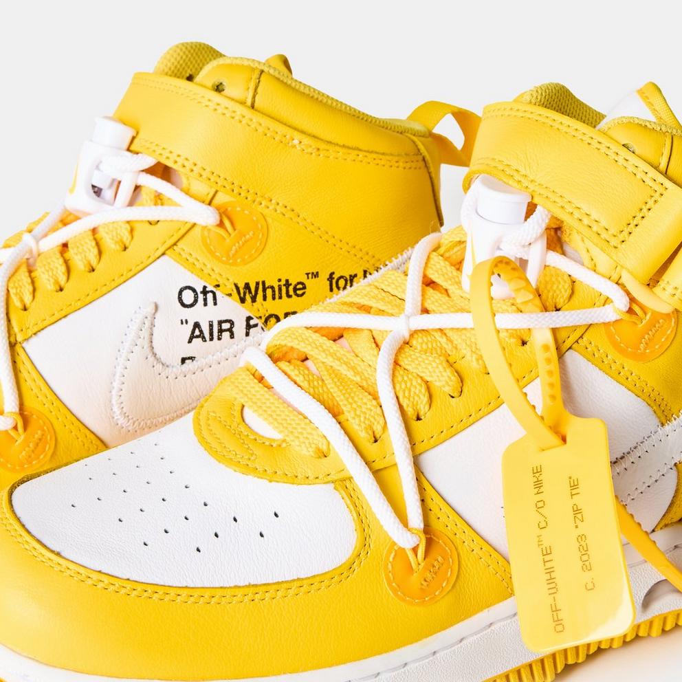 OW x Nike AF1 Mid Mens