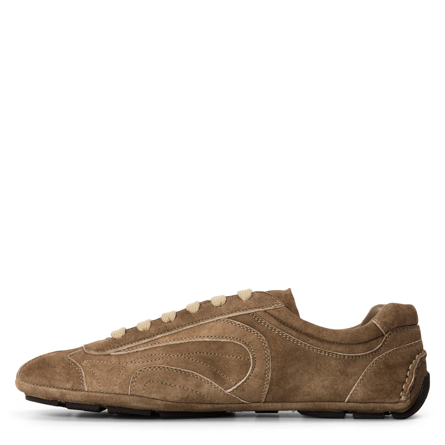 Prada Men's Montecarlo Suede Low-Top Trainers