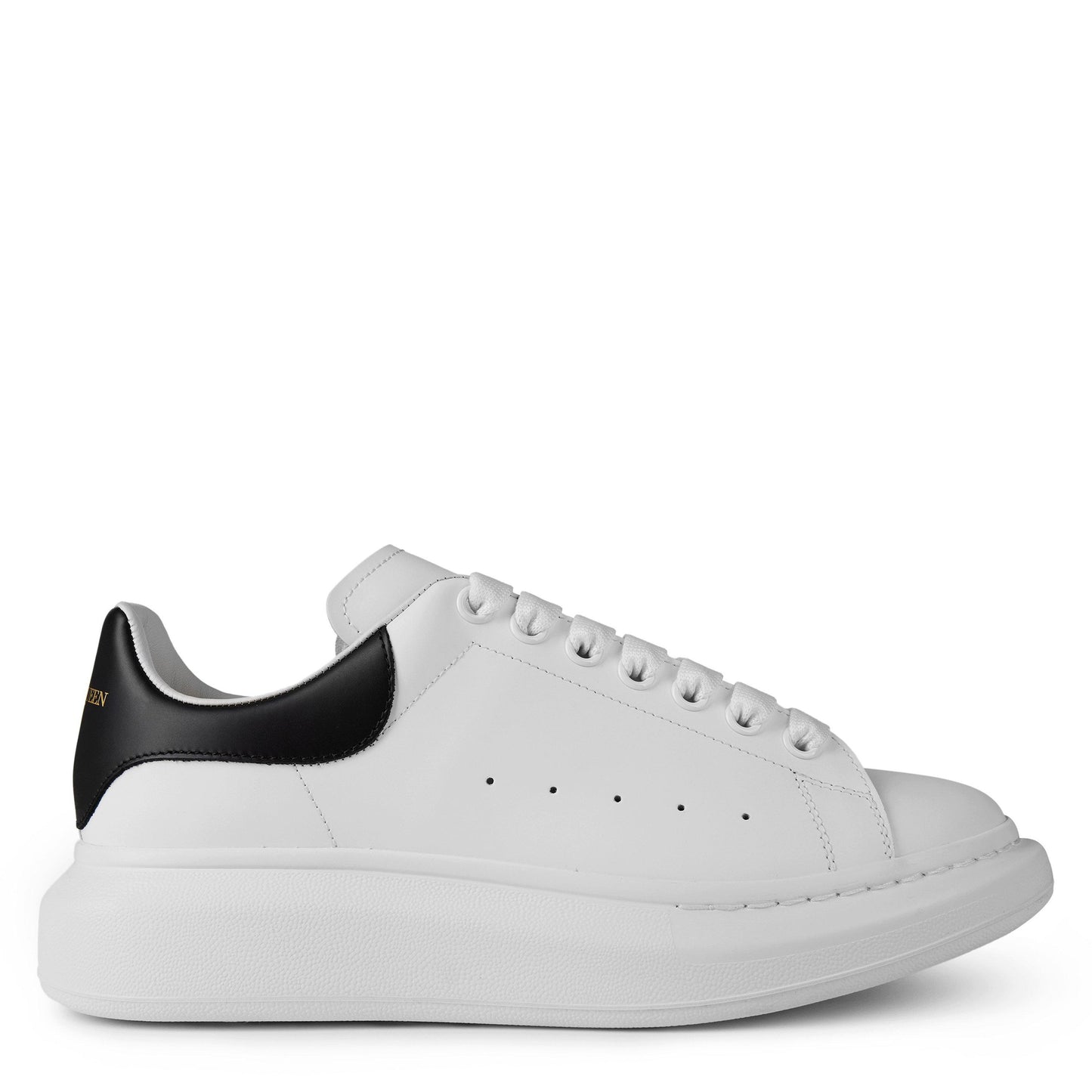 Alexander McQueen Men's Oversized Leather Trainers