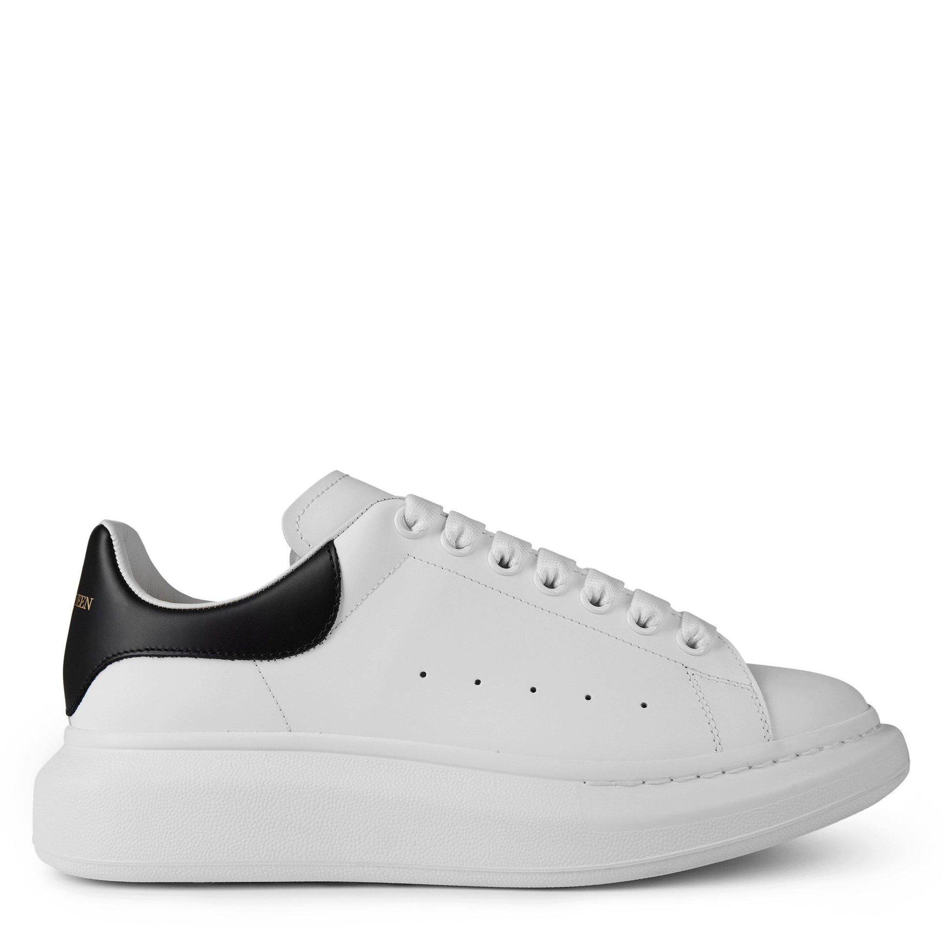 Alexander McQueen Men's Oversized Leather Trainers