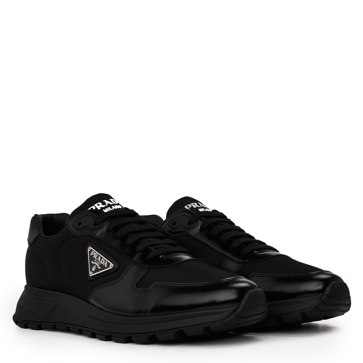 Prada Men'S Triangle Logo Re-Nylon Trainers