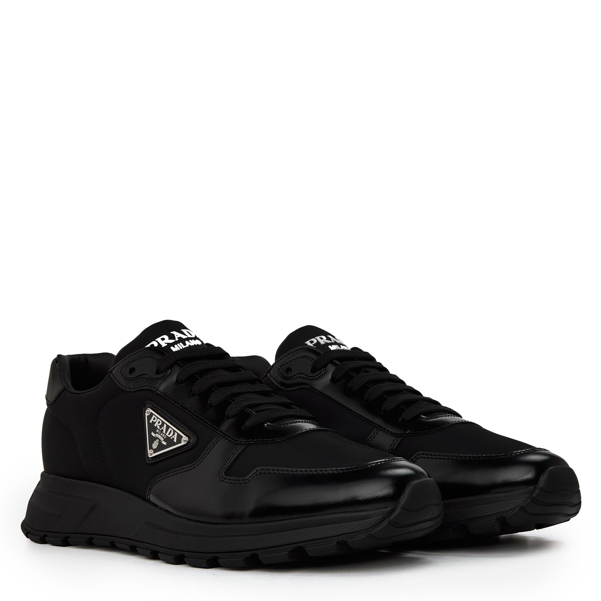 Prada Men'S Triangle Logo Re-Nylon Trainers