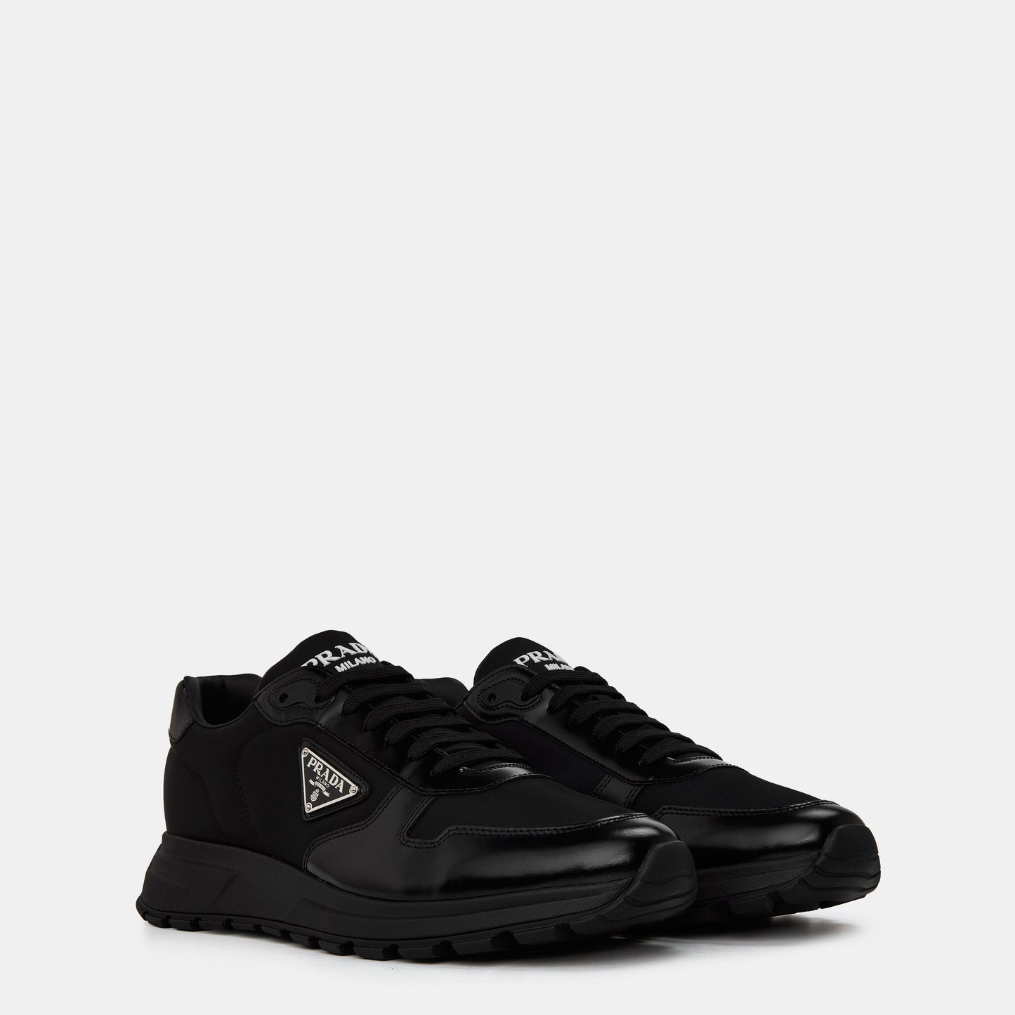 Prada Men'S Triangle Logo Re-Nylon Trainers