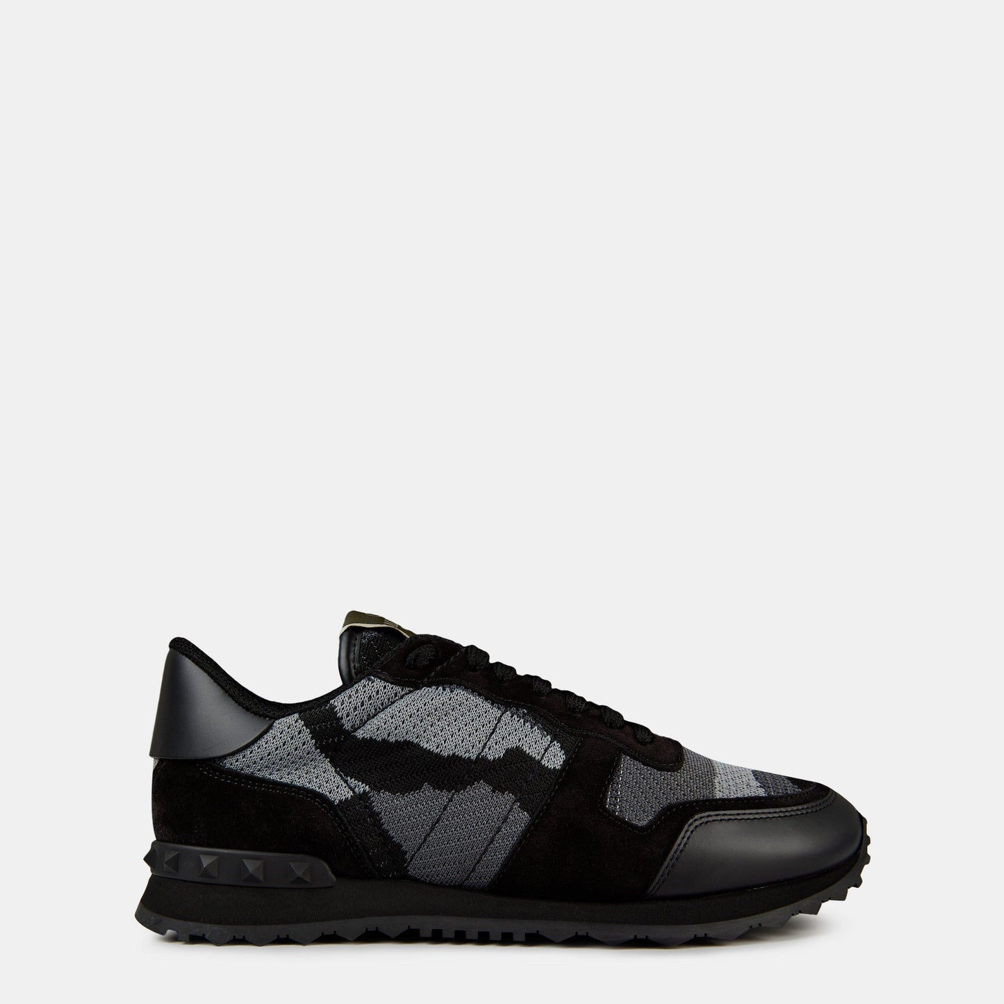 Valentino Garavani Mesh Camouflage Rockrunner Sneakers
