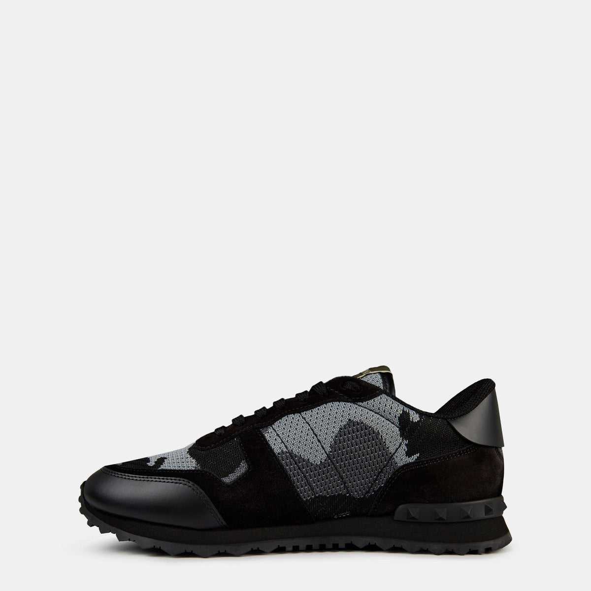 Valentino Garavani Mesh Camouflage Rockrunner Sneakers