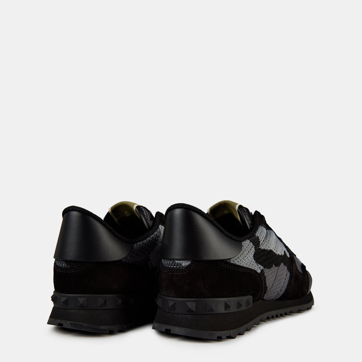 Valentino Garavani Mesh Camouflage Rockrunner Sneakers