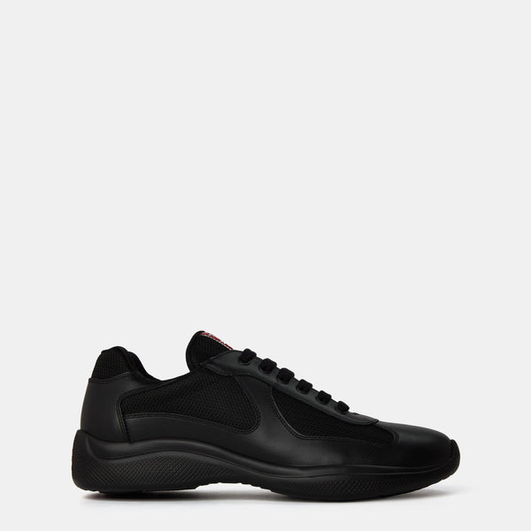Men'S Americas Cup Leather Prada Trainers