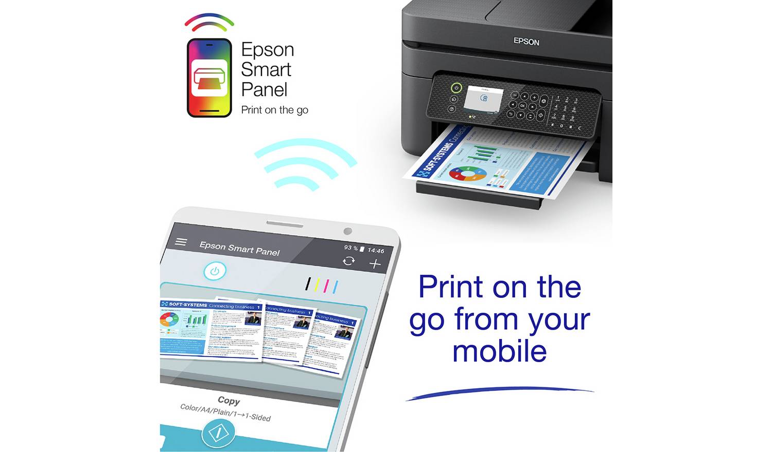 Epson WF-2950 Inkjet Printer - ReadyPrint Flex Compatible