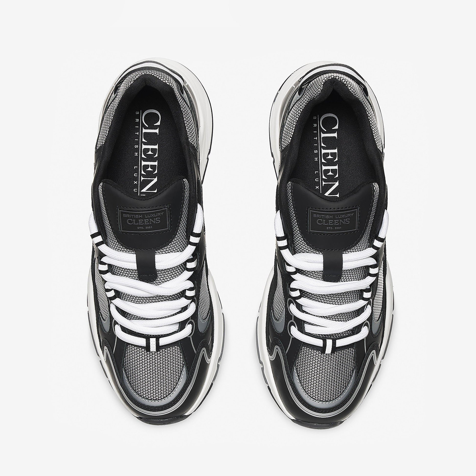 Cleens Men's Leather Pulse Trainers