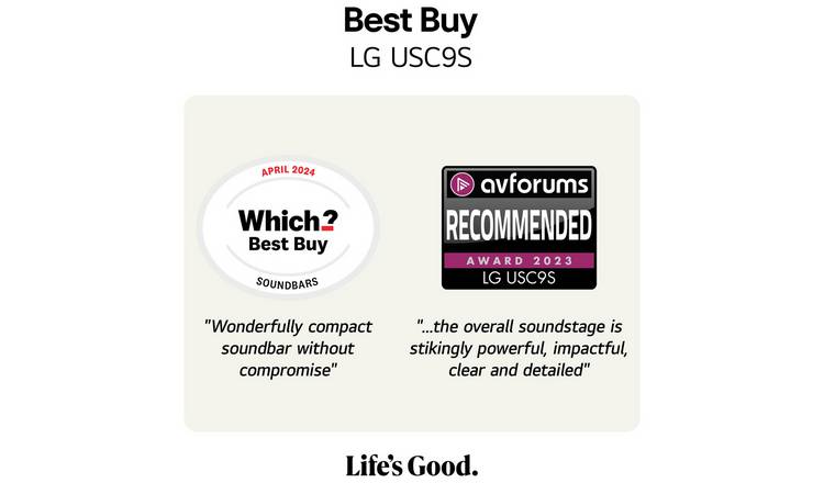 LG USC9S 3.1.3Ch Bluetooth Sound Bar With Wireless Sub