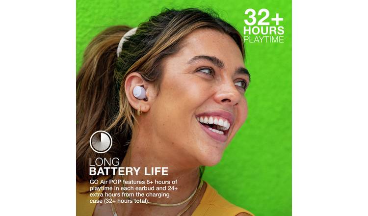 JLab GO Air Pop In-Ear True Wireless Earbuds - Lilac