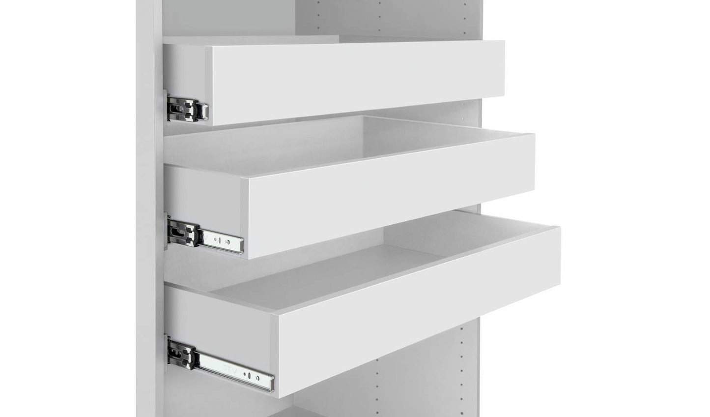 Habitat Munich Double White Internal Drawer - 3 Pack