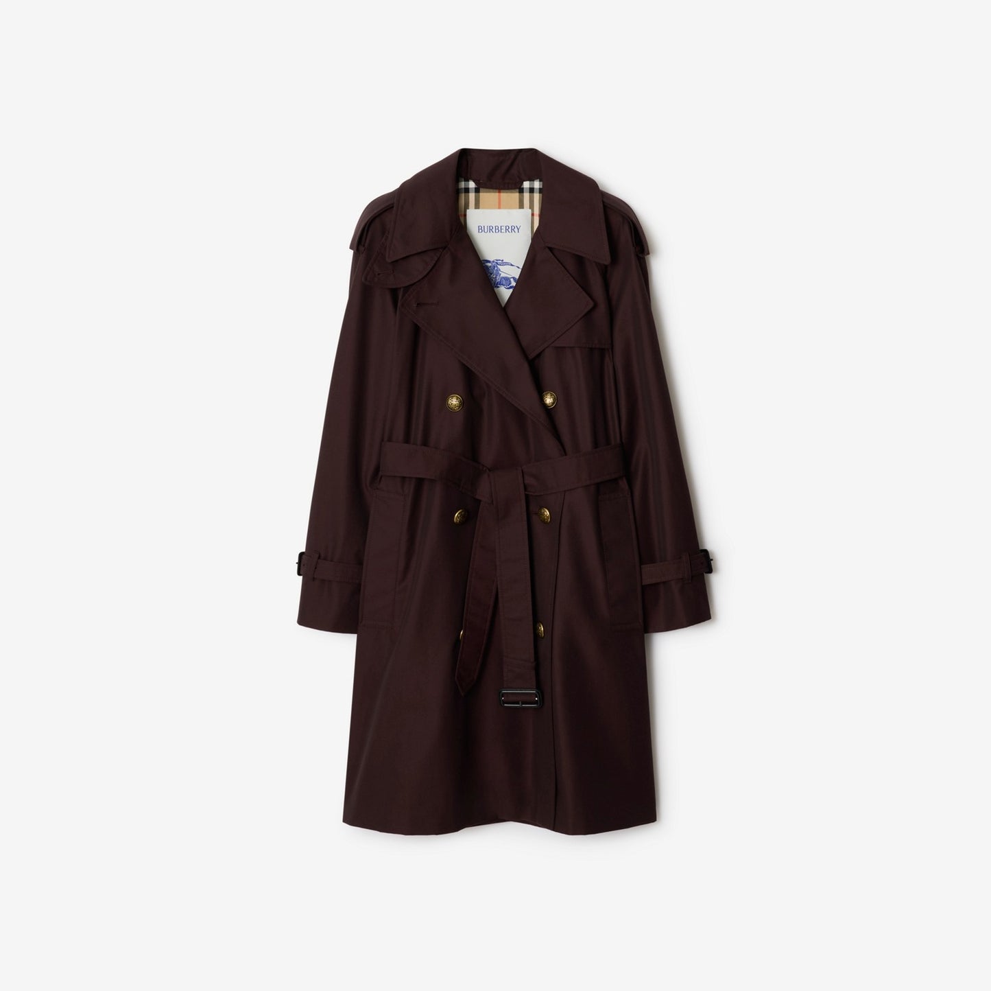 Mid-length Gabardine Castleford Trench Coat