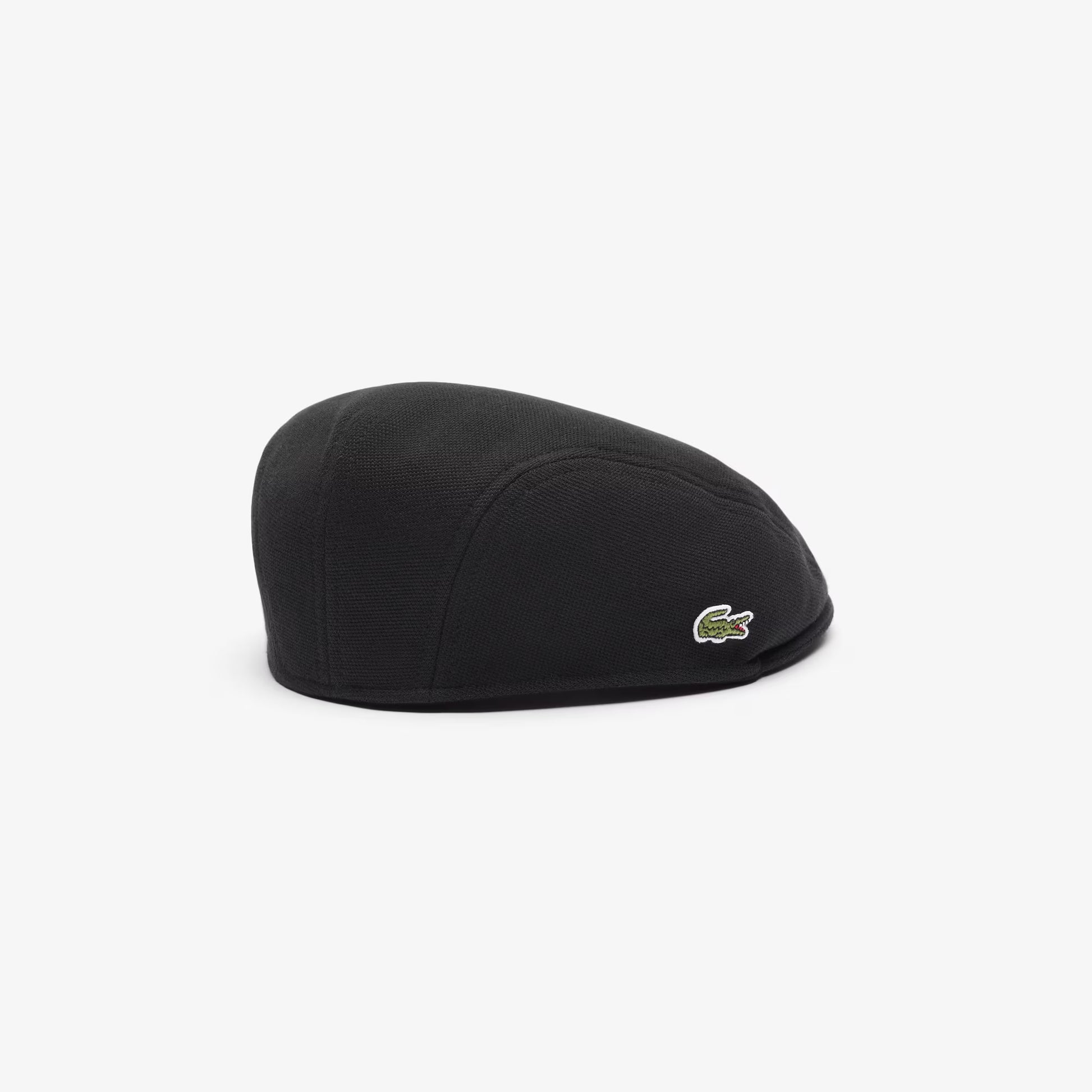 Embroidered Crocodile Petit Piqué Beret