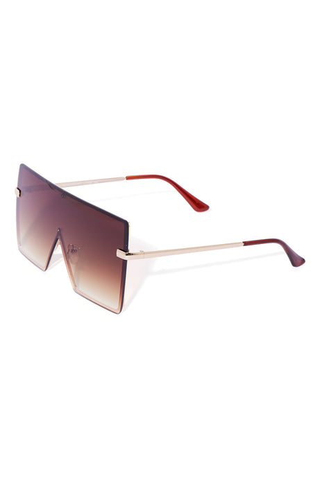 You Wish You Could Sunglasses - Brown