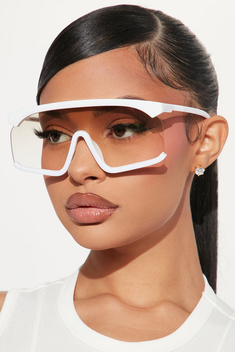 With The Clique Glasses - White