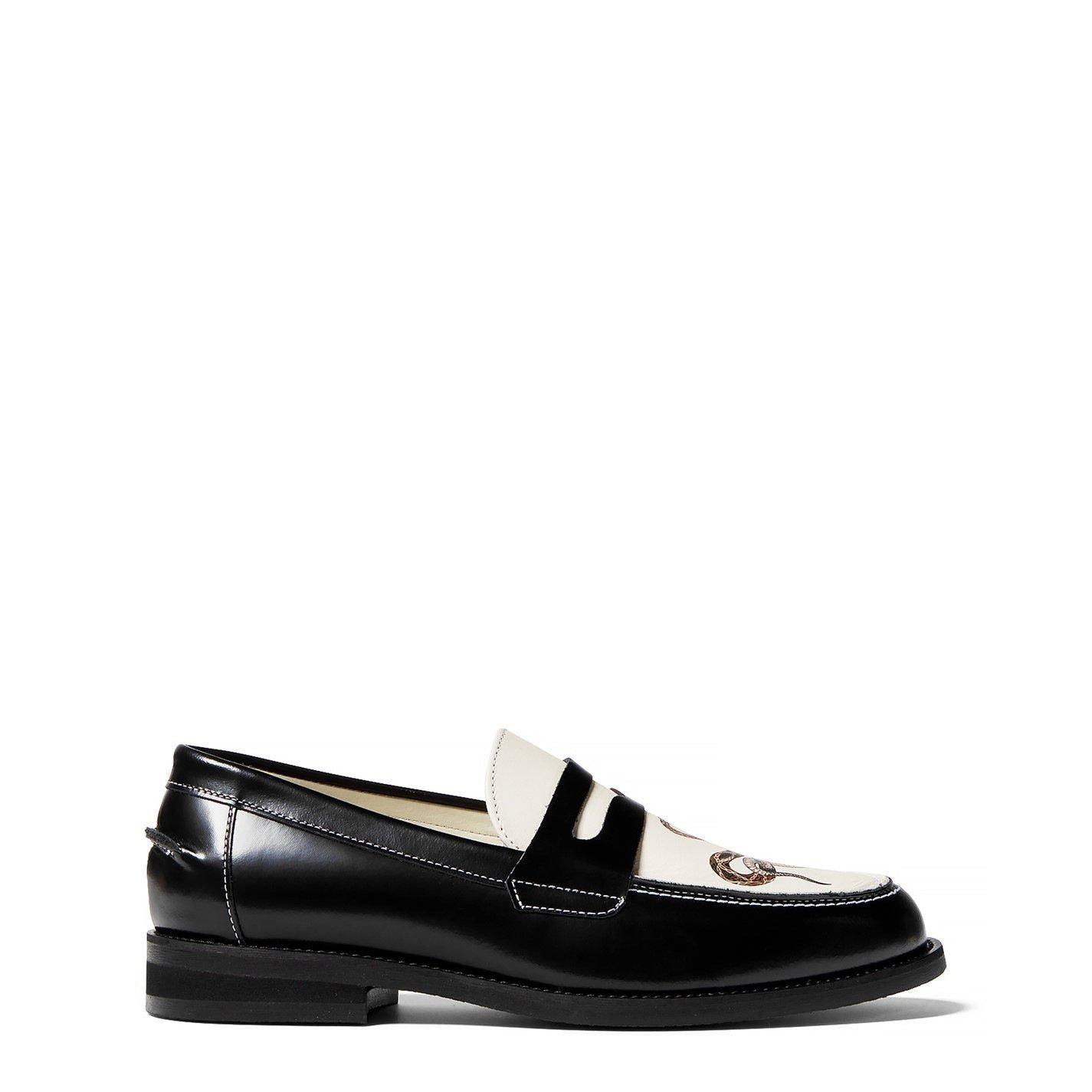 Duke and Dexter Wilde Snake Penny Loafer