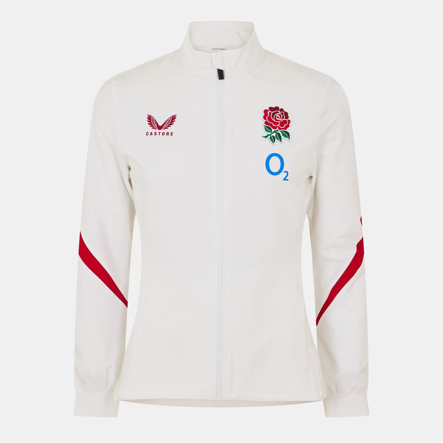 Castore Women's Rose Anthem England Rugby 2025 Long Sleeve Slim Fit Jacket