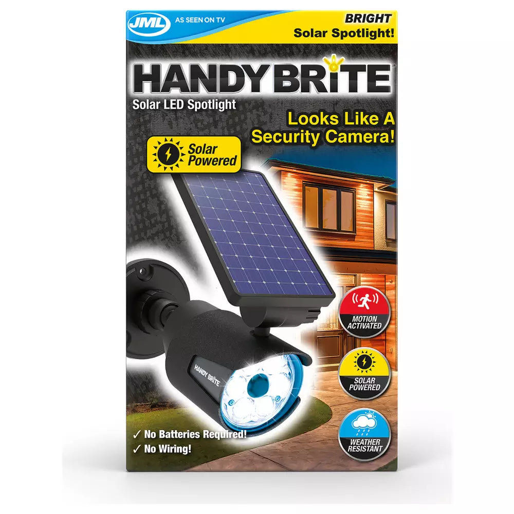 JML Handy Brite 247 Lumens Solar LED Spotlight