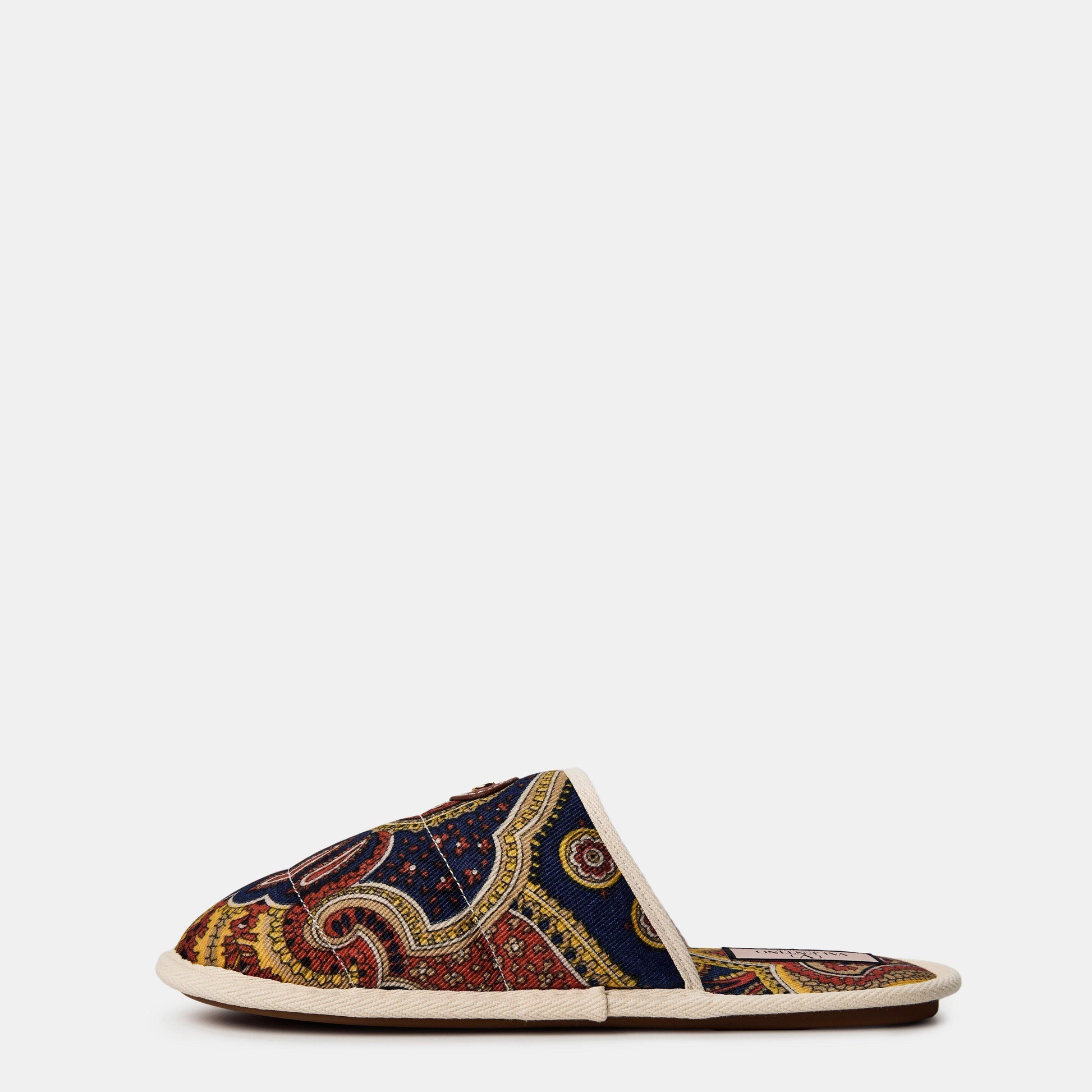 Valentino Garavani Men's Chambre Print Flat Mules