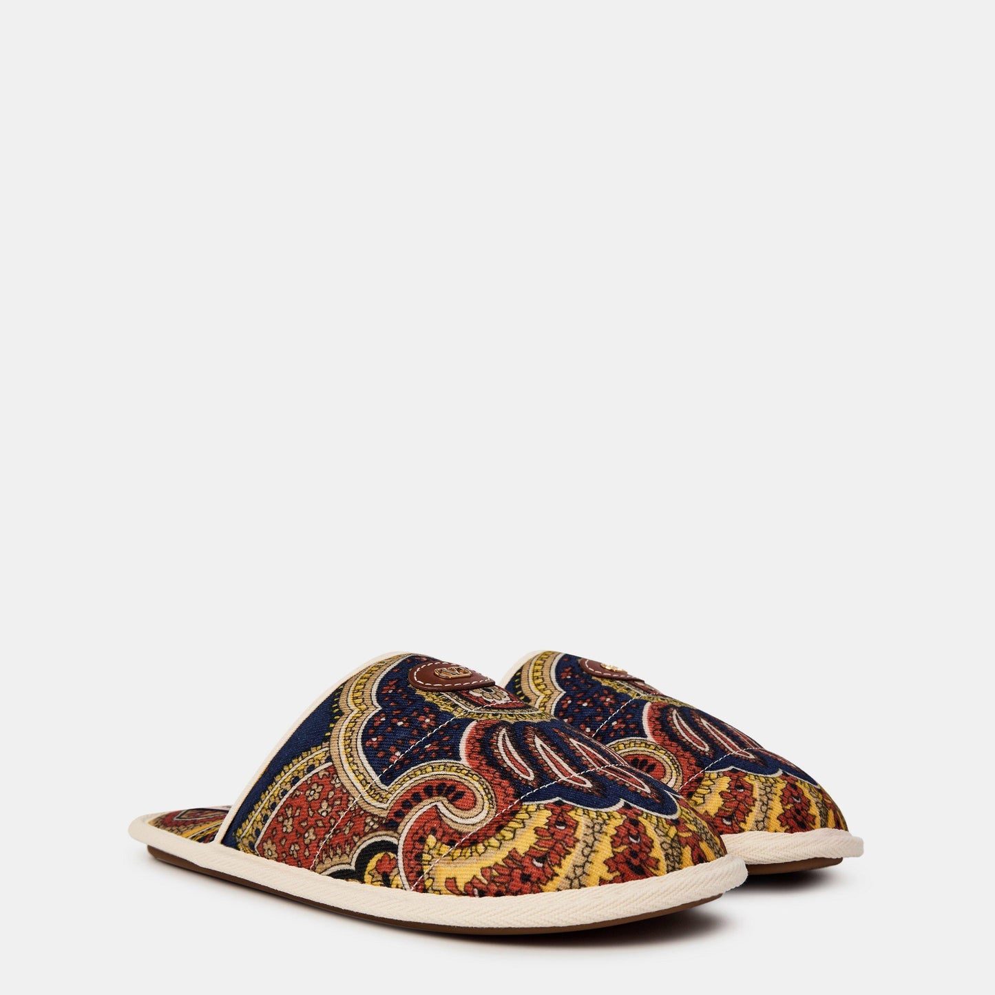 Valentino Garavani Men's Chambre Print Flat Mules