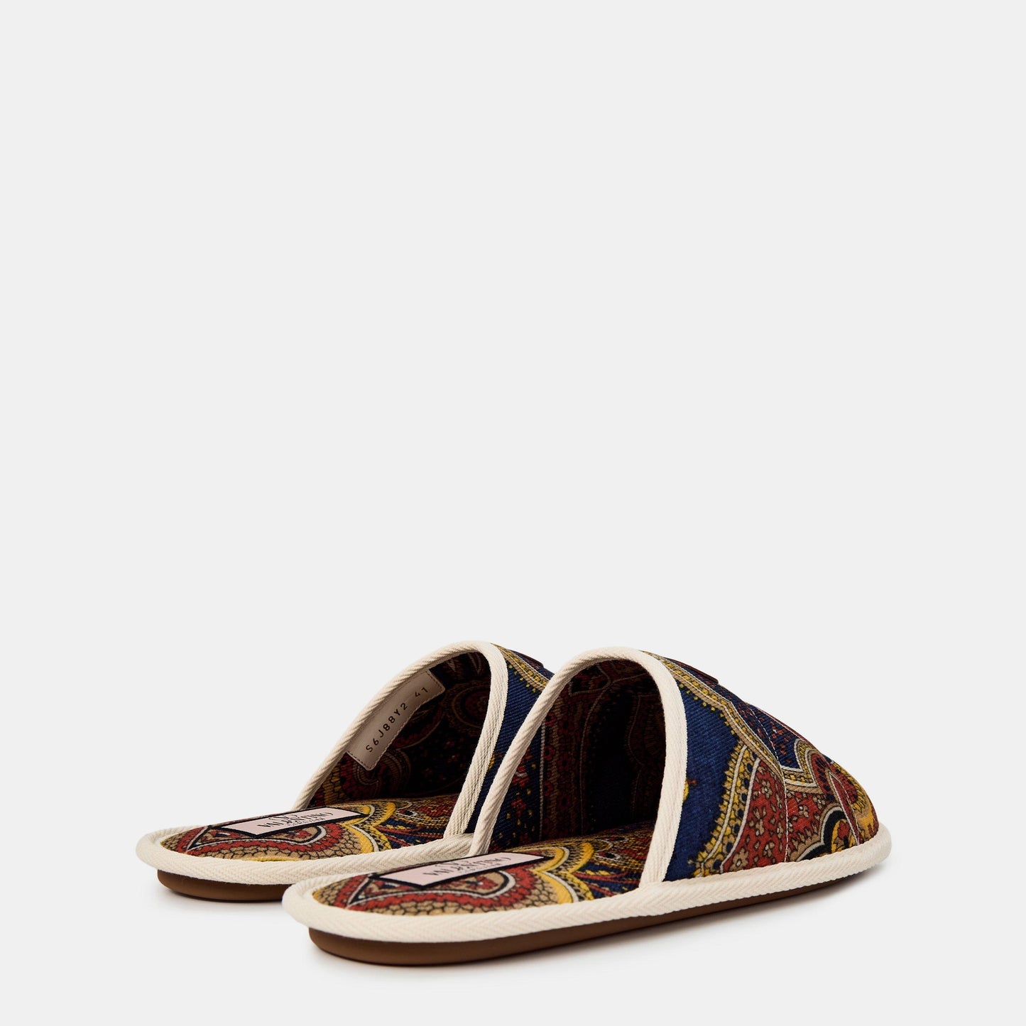 Valentino Garavani Men's Chambre Print Flat Mules