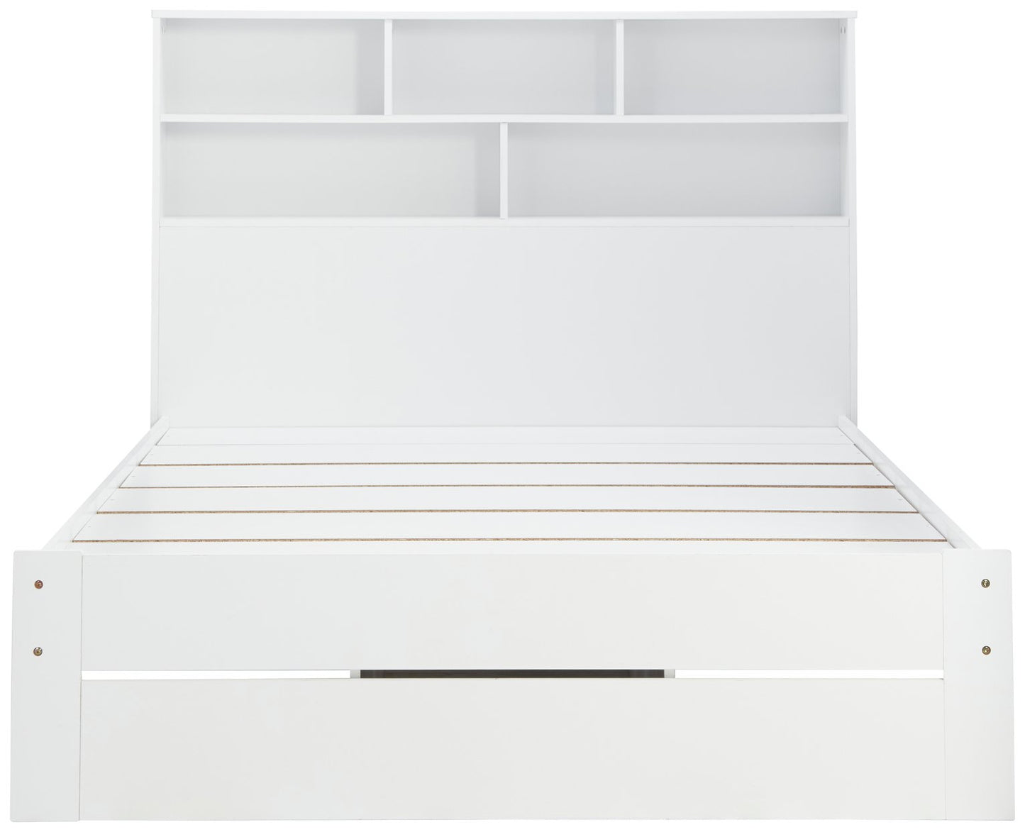 Birlea Alfie Small Double Wooden Storage Bed Frame - White