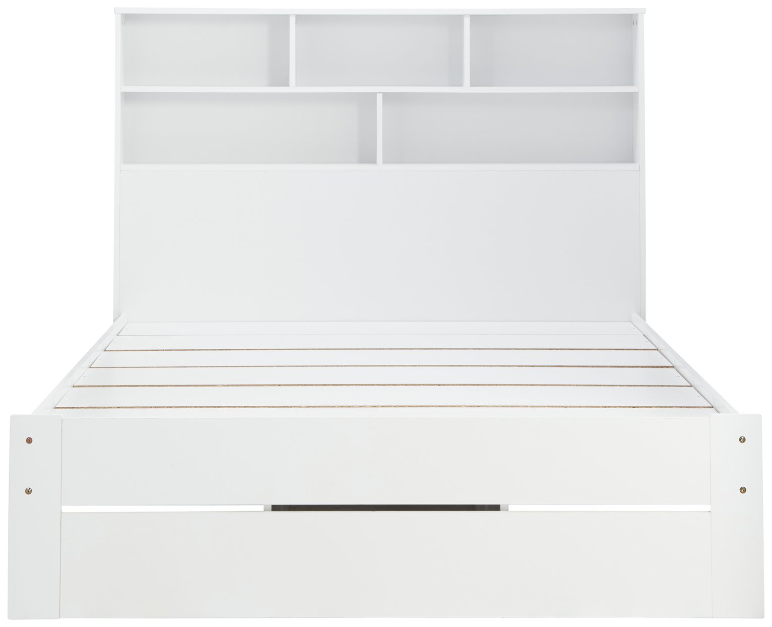 Birlea Alfie Small Double Wooden Storage Bed Frame - White